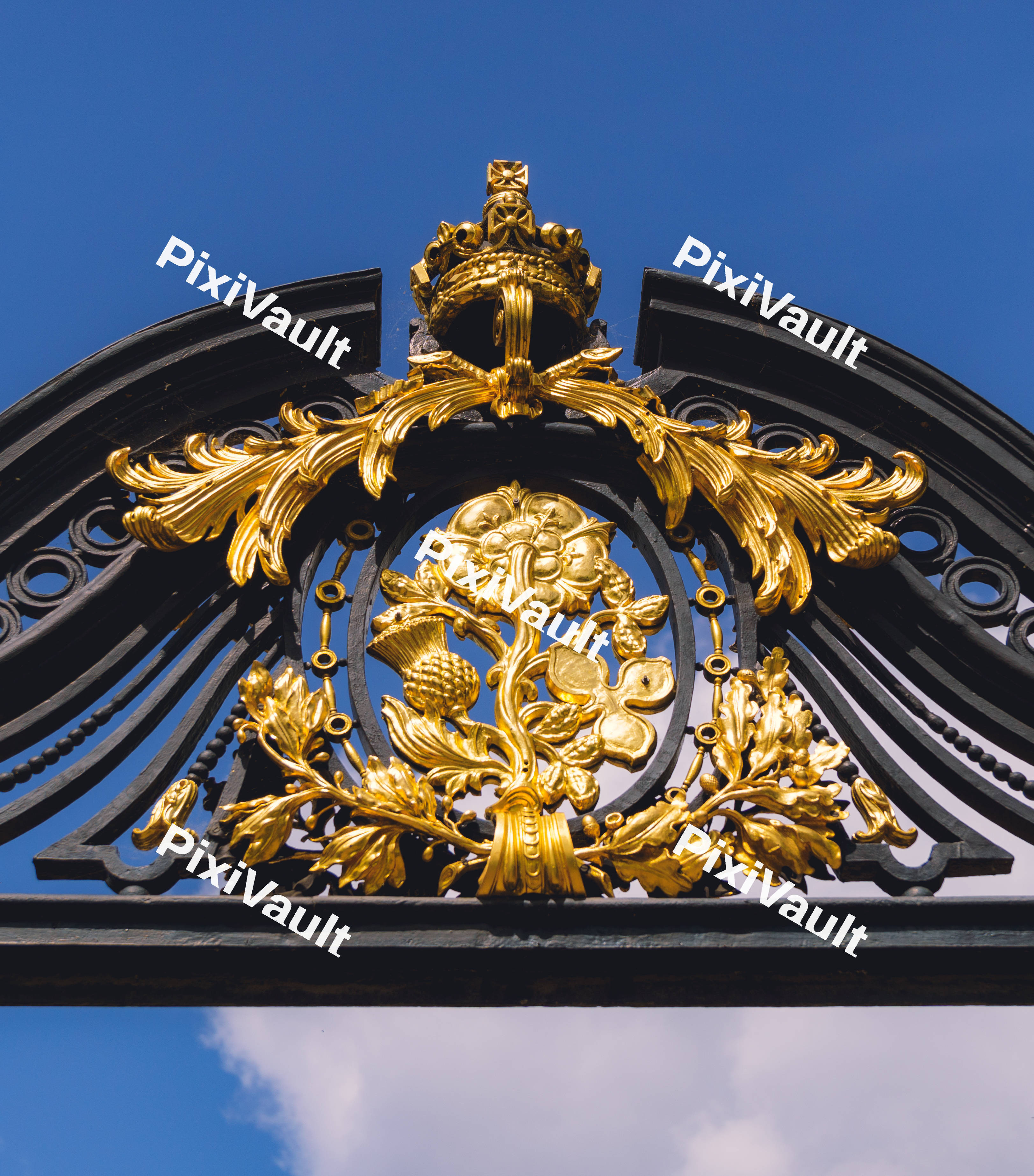 Royal Gold Gate Detail